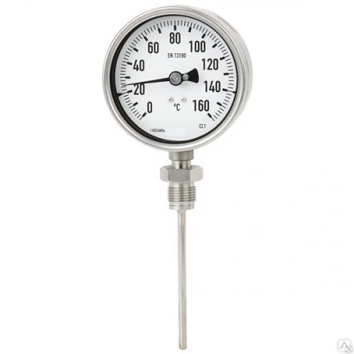 TBiSCh 100 (0...+100)°С B4 8х100мм G1/2"(Н) Рад. - требуется Гильза УТ000014120