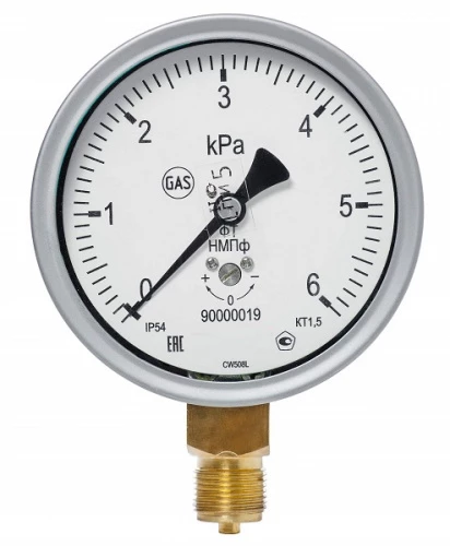 НМПф 6 кПа.G1/2"кл.1,5 IP54 Напоромер УТ000012143