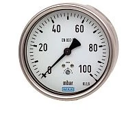 612.20.100-Т (0...250) mbar кл.1,5 G1/2" ОШ Манометр (напоромер) УТ000010576